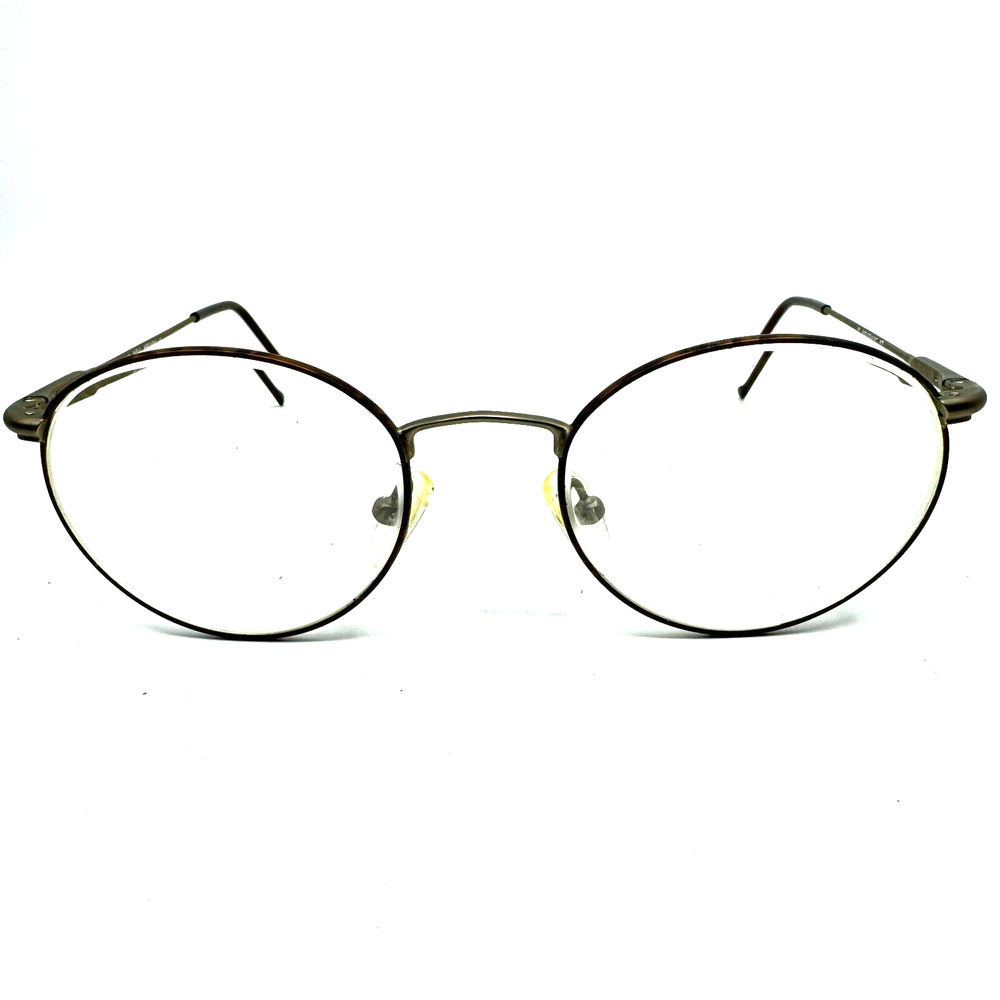 Safilo Team 3958 WT6 Eyeglasses Gold Oval Full Rim‎ Frames 48-18-135 H11120